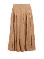 タックマキシスカート/カーキ