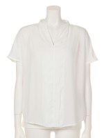 タック付きスキッパー/ホワイト