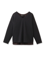 デュアルリブプルオーバー/ブラック(019)