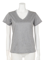 ドライVネックT/グレー