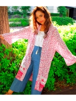 【anap mimpi】総柄トッパーカーディガン/PK