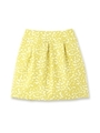 スラブドットジャガードスカート/レモンイエロー(131)