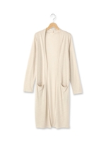 梨地スラブロングカーディガン/ダークオリーブ(029)