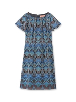 ウォールリースワンピース/ブルー系(195)