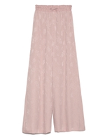 フラワーフレアワイドパンツ/NVY