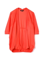 天竺トッパーカーディガン/オレンジ(150)