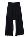 side longpeplum skirt/black