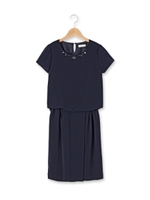 イレギュラータックワンピース/ブラック(019)