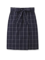 グラフチェックスカート/オフホワイト(203)