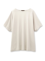 スムース幅広プルオーバー/ライトグレー(011)