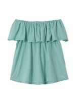 OFF SHOULDER TOPS/ライトブルー