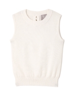 《BLANCHIC》ロイヤルコットンノースリボトルネックニット/ホワイト(030)