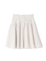 BIAS STRIPES SKIRT/ホワイト(031)