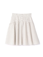 BIAS STRIPES SKIRT/ホワイト(031)