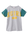 【X-girl×Champion】DOUBLE SLEEVE TEE/チャコール