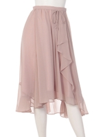 レースアップアシメスカート(追加生産/ライトピンク)/ライトピンク