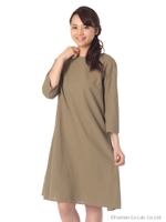 脇タックサックワンピース/Navy