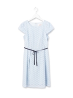 フラワー刺繍ワンピース/ホワイト(001)