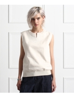 MOULIN NEUF ATLIER ノースリーブカットソー/オフホワイト(003)