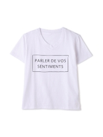 PARLER DE VOS SENTIMENTS Tシャツ/ホワイト(030)