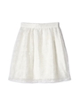 《EDIT COLOGNE》シアーフラワースカート/ホワイト(030)