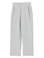 【Casual】スリットスウェットパンツ/ライトグレー