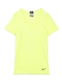 【NIKE】AS NIKE PRO HC LIMTESS SS TOP/YEL