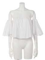 オフショルダートップス/White