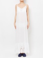 コットンレースマキシドレス/WHITE