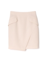 ダブルクロスドビースカート/ホワイト(031)