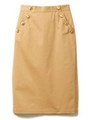 チノタイトスカート/ベージュ