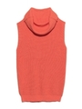 ノースリーブタートル畦ニット/PNK
