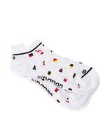 フラッグ柄ショート丈ソックス/ホワイト(001)