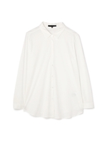 天竺シャツ／無地シャツ/ホワイト(030)