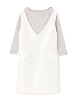 スプリングツィードジャンスカセット/ホワイト(030)