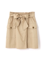 トレンチディティールスカート/ベージュ(040)