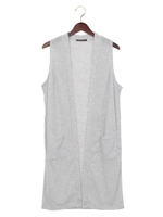 【売り切れ次第終了!!】梨地/ジレ/オフホワイト