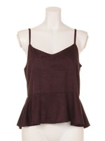 【ANAP】フェイクスエードビスチェ/D.BRN