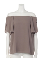 オフショルブラウス(追加生産)/モカ