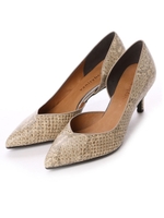 【vanitybeauty】【柔らかSoft Insole】インサイドオープンパンプス/ベージュ