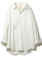 オーバーオックスシャツ/ブルー