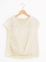 Jシフォンジャカードプルオーバー/オフ