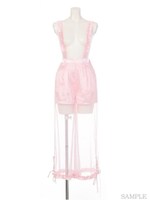 PN DOTチュールガウチョ/ホワイト