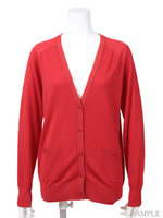 16G W100 ニットカーデ/NVYxRED