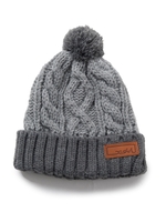 CABLE KNIT CAP/ブラック