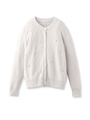 haupia ニットカーディガン/ライトグレー(011)