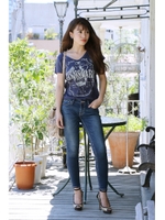 【AZUL by moussy】クールタッチクロプトスキニー(L68)/One Wash