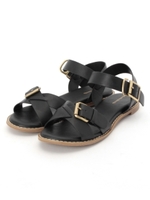 クロスベルトサンダル/ブラック(019)