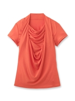 ドレープ&ホルターネックプルオーバー/ピンク系(075)