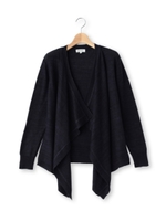 ドレープトッパーニットカーディガン/ネイビー(093)